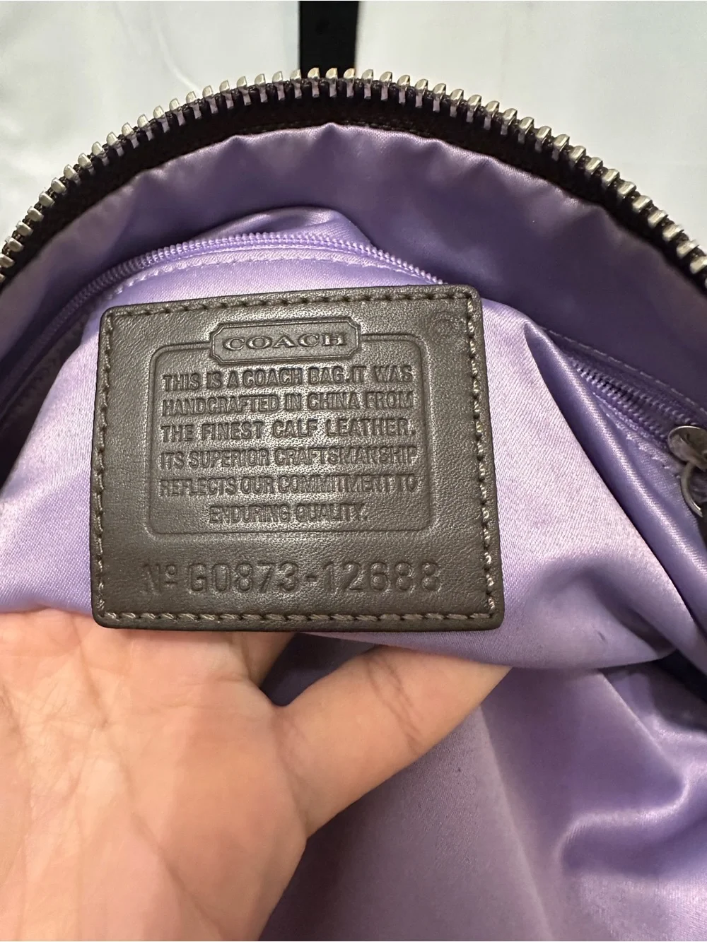 Coach Y2K Bonnie Satchel Brown patent leather